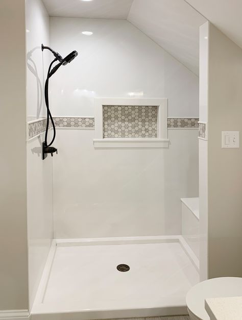 Onyx Bathroom, Onyx Shower, Onyx Wall, Accessible Bathroom Design, Bathroom Shower Panels, Tile Walls, Full Bathroom Remodel, Bathroom Transformation, Cabin Bathrooms