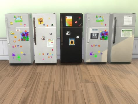 In the sprit of the new GP Parenthood! Here are 5 swatches of fridges with a lived in look. Some have letter magnets and children's artwork, others are strictly business with calendars and... Corner Window Seat, Appliance Storage, Kitchen Appliance Storage, Mod Furniture, Appliances Storage, Childrens Artwork, Sims 4 Downloads, Sims Four, Sims 4 Cc Furniture