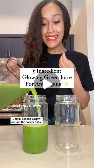 Jen Jones | Plant-Based Queen on Instagram: "Coffee oil for bomb skin and Juice Recipe 👇🏽  Geminis unite 🗣️🗣️🗣️ The minute it hits Aries season, I begin my birthday prep! More consistent juicing, more workouts, bday planning etc and in 2 months 💥 🤣  Juicer is the Nama J2 juicer! Use JENJONES10 at namawell.com Glasses also available. Link in bio!  Grab your @nevell_skin coffee oil at nevellskin.com  This is the ONLY moisturizer I use and how I healed my facial dry skin/eczema. Link in bio!  @dontforgetthecinnamon_ apparel out now! Grab your DFTC shirts and hats at nevellskin.com ! Thank you for the support 🙏🏽  Glowing Green Juice: organic when possible  12 stalks of celery  3 cucumbers  2 pears 1 small lime peeled  1 small knob ginger 1 handful fresh parsley  Top with coconut water Nevell Skin, Glowing Skin Juice, Health Shots, Juice Bar Design, I Healed, Coffee Oil, Facial For Dry Skin, Healthy Juicer Recipes, Aries Season