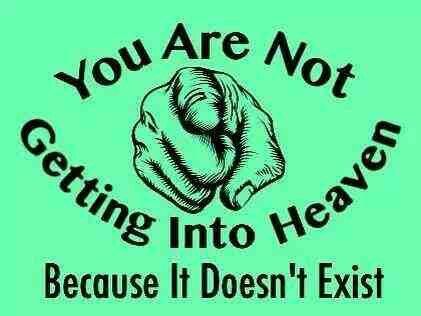 Deal with it. Live this life because you aren't getting another one. God Doesn't Exist, God Delusion, Science Graphics, Secular Humanist, Atheist Quotes, Anti Religion, George Carlin, Imaginary Friend, Sarcasm Humor