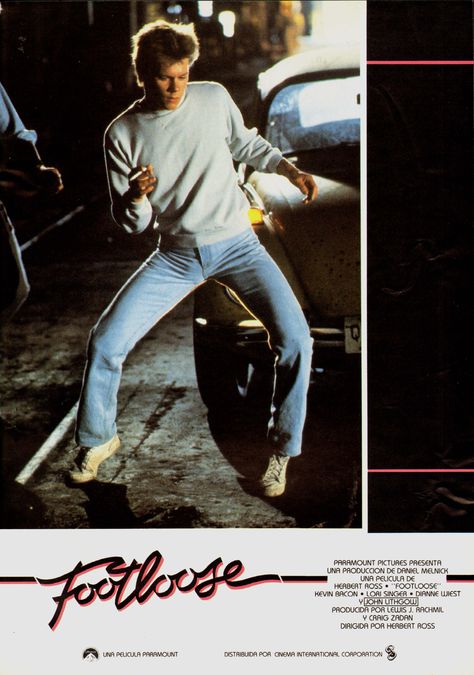 Footloose Movie 1984, Footloose Poster 1984, Footloose Movie Poster, Footloose Poster, Kevin Bacon Footloose, Footloose 1984, Footloose Movie, Poster Cinema, 80s Movie Posters