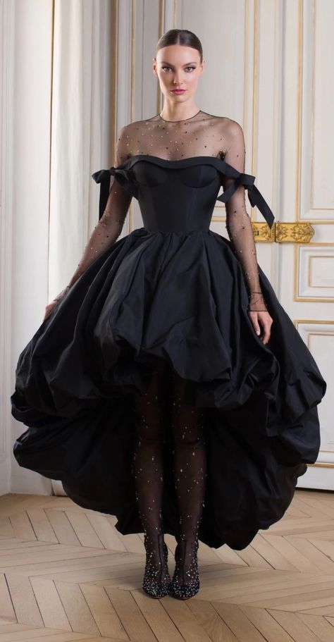 Paolo Sebastian, Black Elegance, Formal Occasion Dress, Gala Dresses, Couture Gowns, Fashion Design Clothes, Dark Fashion, Weeding, Fancy Dresses