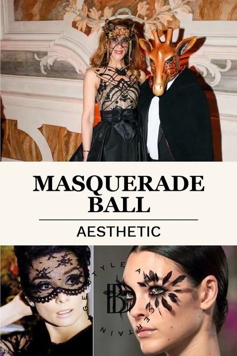 Womens Masquerade Outfit, New Years Masquerade Party Outfit, Masquerade Theme Party Outfit Women, Hair For Masquerade Ball, Dresses For Masquerade Ball, Modern Masquerade Ball Aesthetic, Halloween Gala Costume, Mascarade Hairstyles With Mask, Black Tie Halloween Costume