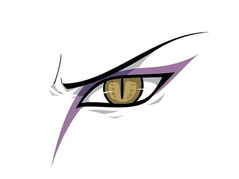 orochimaru's eye by furryomnivore.deviantart.com on @DeviantArt Naruto Eye, Orochimaru Cosplay, Naruto Artwork, Learning Photoshop, Naruto Drawings Easy, White Backround, Naruto Eyes, Easy Draw, Cool Photoshop