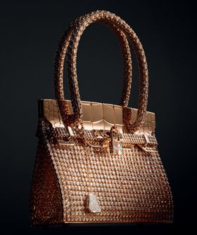 These Birkin Bags Are Made With 2,712 Diamonds, Are Only 6 Inches Tall.  It's ridiculous but oh so pretty Most Expensive Bag, Most Expensive Handbags, Hermes Birkin Handbags, Expensive Bag, Birkin Handbags, Expensive Handbags, Pierre Hardy, Kelly Bag, Hermes Handbags