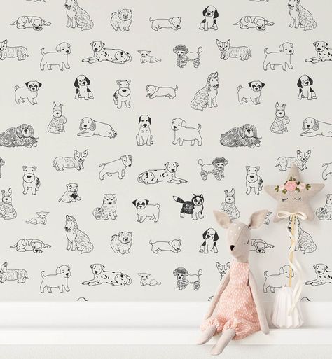 This Wallpaper item by InspiringAbode has 7 favorites from Etsy shoppers. Ships from India. Listed on Apr 9, 2024 Dog Wallpaper Laundry Room, Dog Doodle Wallpaper, Doodle Wallpaper, Dog Doodle, Dream Nursery, Dog Nursery, Dog Prints, Peel And Stick Wall Mural, Dog Room