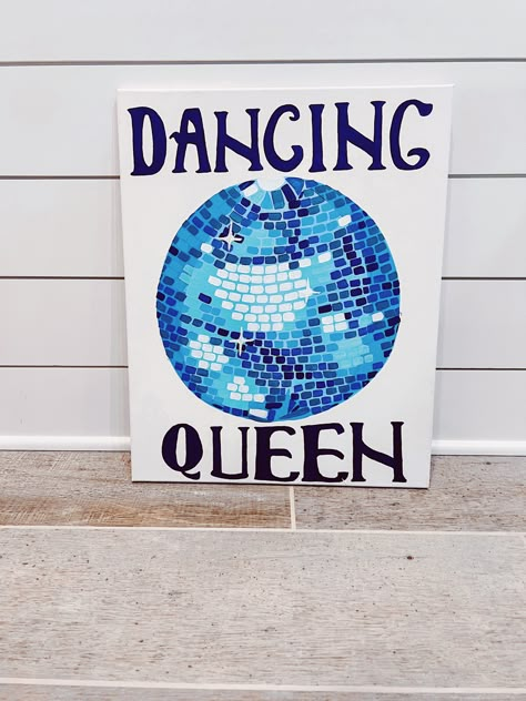 Dancing Queen Painting, Dancing Queen Drawing, Widgets Green, Vision Board Themes, Queen Drawing, Sorority Big Little, Summer Painting, Tattoo Art Drawings, Dancing Queen