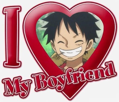 Luffy Reaction Pics, One Piece X Hello Kitty, Luffy Cute Icon, I Love My Bf Pfp, Luffy Hot, Luffy Cute, Luffy Manga, I Love My Boyfriend, One Piece Ace