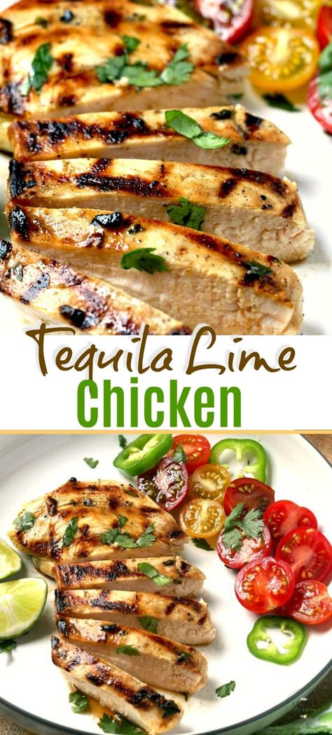 Tequila Marinade, Tequila Chicken, Lime Chicken Breast, Grilled Chicken Dinner, Lime Marinade For Chicken, Tequila Lime Chicken, Juicy Grilled Chicken, Grilled Chicken Breast Recipes, Best Chicken Marinade