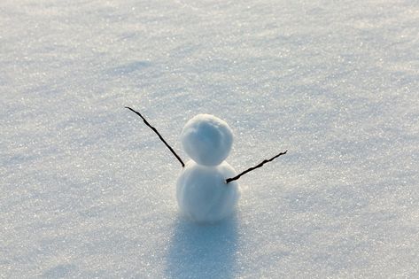 Snow Games, Small Snowman, The Snowman, In The Winter, Winter Season, The Snow, The Creation, The Winter, Cold Weather