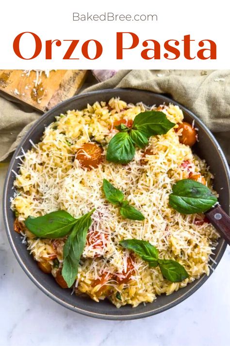 Pasta And Ground Beef, Orzo Pasta Recipe, Pasta With Veggies, Pumpkin Pasta Recipe, Orzo Pasta Recipes, Greek Pasta Salad Recipe, Roasted Vegetable Pasta, How To Cook Orzo, Favorite Pasta Recipes