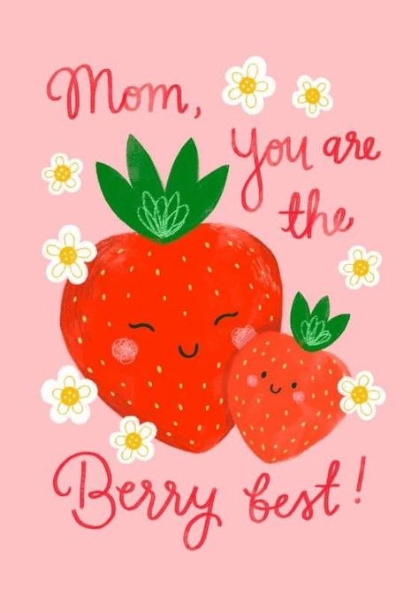 Mother's Day Cute Illustration, Mothers Day Cute Cards, Mother’s Day Cartoon, Mom Design Art, Best Mom Ever Wallpaper, B Day Cards For Mom, Painted Mothers Day Cards, Happy Mother’s Day Cards, Mother’s Day Pictures