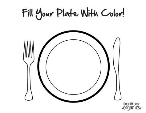 Healthy Food Plate Coloring Page Healthy Food Plate, Eating The Rainbow, Free Coloring Pages For Adults, Hand Turkey, Plating Food, Plate Of Food, Plate Drawing, Plate Template, Food Coloring Pages