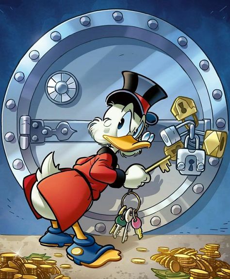 Monopoly Tattoo Designs, Tattoo Gang, Mr Scrooge, Dagobert Duck, Uncle Scrooge, Circle Canvas, Disney Fine Art, History Posters, Duck Art