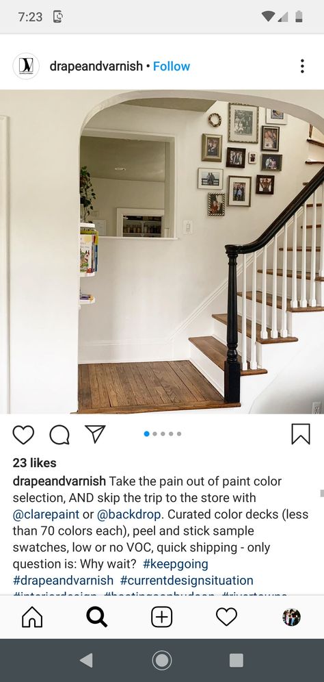 Whipped by Clare Paint Clare Paint Whipped, Clare Paint, Condo Decor, Condo Decorating, Paint Colors, Hallway, Stairs, Trim, Paint