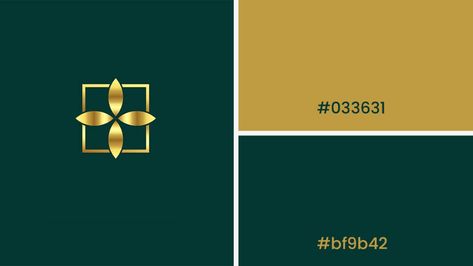 10 Best Colour Combination For Your Logo Royal Green Color Palette, Gold Combination Colour Palettes, Luxury Brand Colour Palette, Logo Color Combinations, Yellow Color Combinations, 2 Color Combinations, Gold Color Palette, Clothing Brand Logos, Blue Sky Clouds