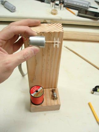 Recycled Bobbin Winder : 9 Steps (with Pictures) - Instructables Bobbin Winder, Nuts And Bolt, Basic Tools, Junk Drawer, Sewing Machines, I Made It, Green Design, Contest Design, Sewing Ideas