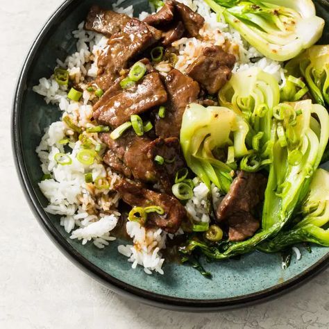 Stir-Fried Beef and Bok Choy | Cook's Country Black Pepper Beef, Pepper Beef, Donut Toppings, Garlic Rice, Country Magazine, America's Test Kitchen Recipes, Savory Food, Fried Beef, Beef Stir Fry