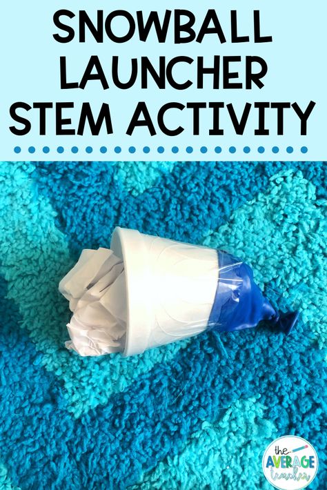 Snowball Launcher Stem, Winter Stem Activities For Kids, Winter Science Projects, Snowball Launcher, Winter Stem Challenges, Winter Stem Activities, Winter Stem, Christmas Science Experiments, Stem Activities For Kids