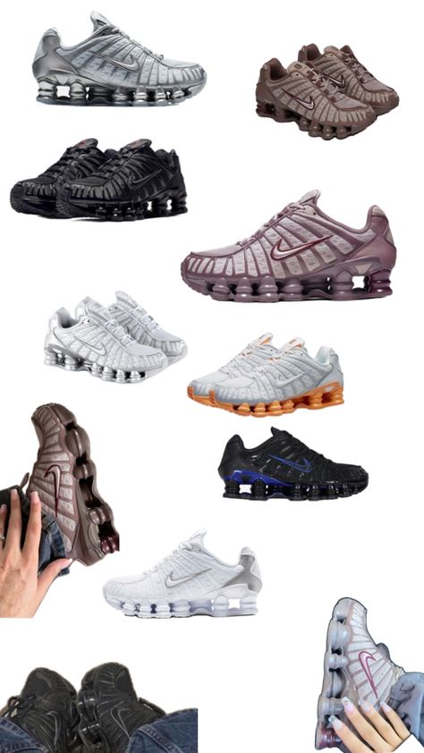 Nike Shocks, Tn Shoes, Shox Nike, Nike Shox Tl, Baggy Outfit Ideas, Funky Shoes, Shoe Inspo, Pandora Bracelet Charms, Nike Shox