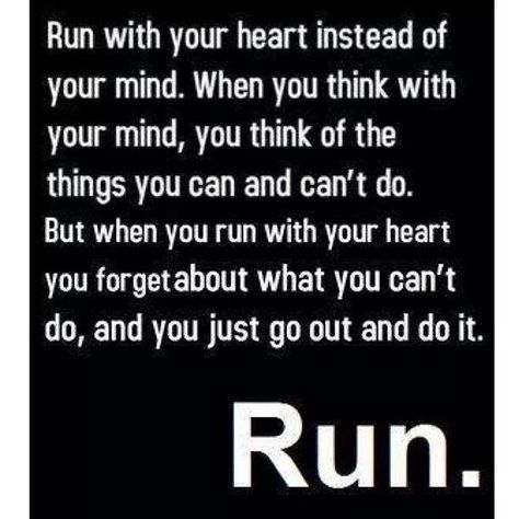 Running is an escape and a stress reliever for me. If I can't yell or scream, I run.