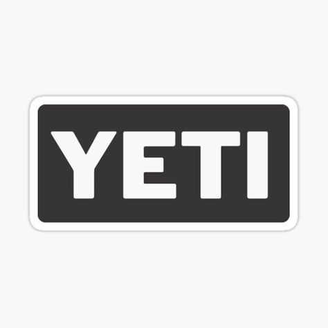 Yeti Logo, Yeti Stickers, Design Sticker, Sticker Design, Sell Your Art, Decorate Laptops, Vinyl Decal Stickers, Kiss Cut, Vinyl Sticker