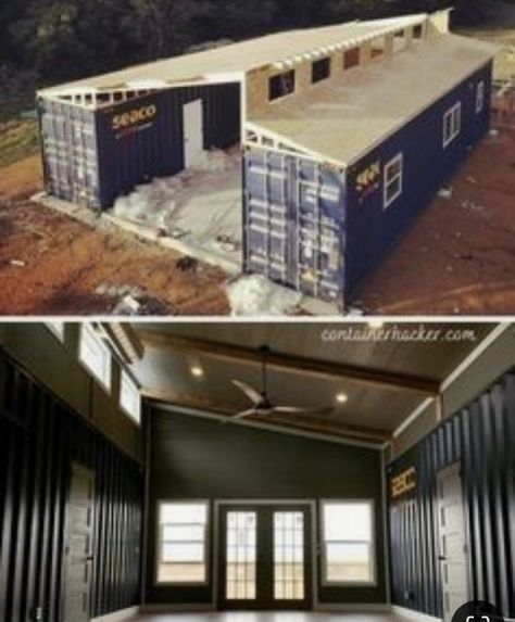 Shipping Container Home Designs, Shipping Container House Plans, Building A Container Home, Decorating Ideas For The Home, Container House Plans, Shipping Container House, Container Home, Summer Decorating Ideas, Container House Design