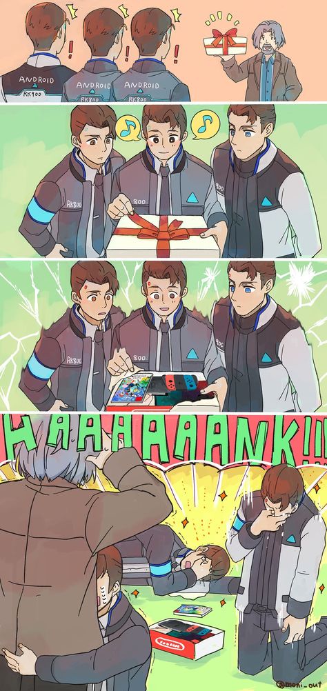 Detroit Game, Detroit: Become Human, Rainbow Six Siege Art, Detroit Become Human Connor, Detroit Being Human, Becoming Human, V Games, Fan Comic, Detroit Become Human