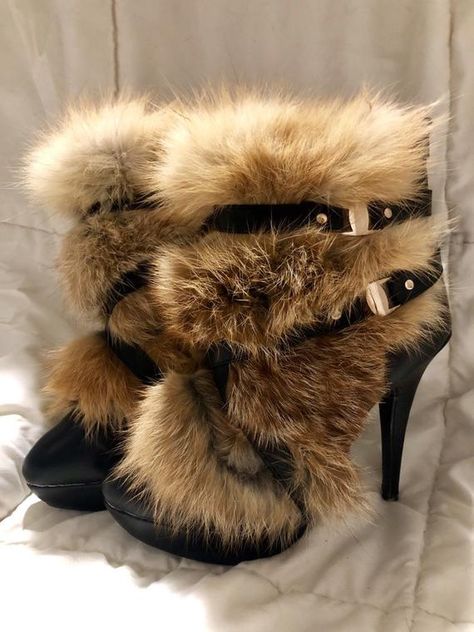 Hey, I found this really awesome Etsy listing at https://www.etsy.com/listing/746355480/authentic-fur-trimmed-boots Fur Boots Heels, Fur Boot Covers, Boot Covers, Dr Shoes, Leg Warmer, Womens Pumps, 2000s Fashion Outfits, New Rock, Girly Shoes