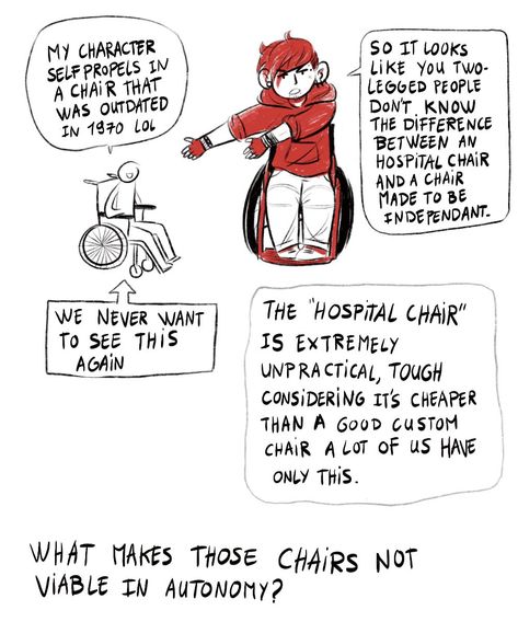 Wheelchair Drawing, Custom Chair, Mobility Aids, Cool Chairs, One 1, Two People, Comic Artist, Art Tips, Drawing Tips