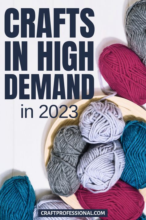 Crafts in high demand in 2023. Popular Christmas Crafts To Sell 2023, Crafts That Sell 2023, Crafts 2023 Trending, Hand Made Ideas To Sell Make Money Craft Business, Knitted Items That Sell, Popular Diy Projects To Sell, Trending Items To Sell 2023, 2023 Craft Fair Trends, Crochet Craft Sale Items