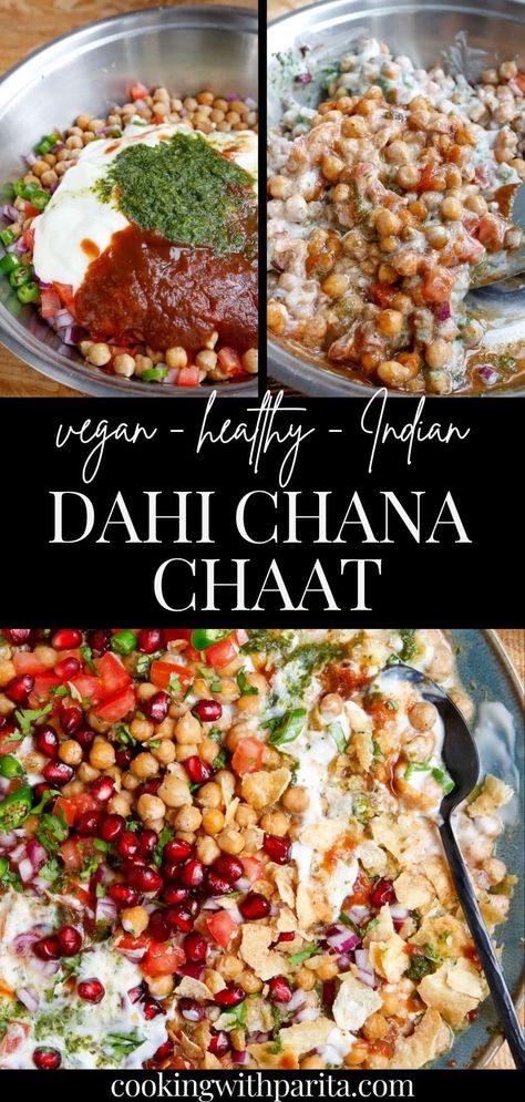 Quick Indian Snacks, Chana Chaat Recipe, Chats Recipe, Indian Salads, Samosa Chaat, Tea Snacks, Indian Street, Chaat Recipe, Vegetarian Snacks Recipes