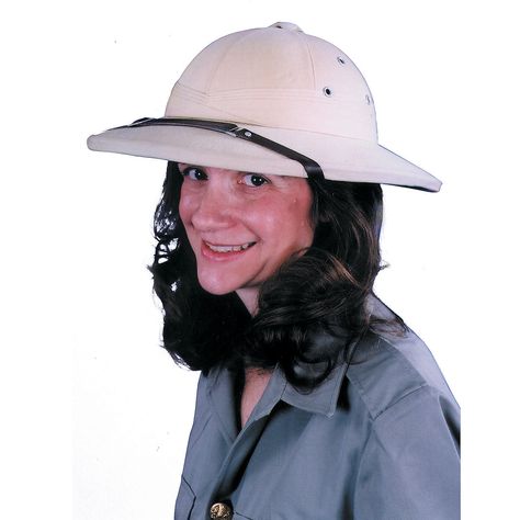 Khaki French Pith Hat - OrientalTrading.com Pith Helmet, Hat French, Novelty Hats, Wig Hat, Christmas Central, Halloween Costume Accessories, Dress Halloween Costume, Usa Dresses, Cool Halloween Costumes