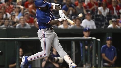 Adolis Garcia, Corey Seager power Rangers past Nationals Check more at https://authorfun.com/adolis-garcia-corey-seager-power-rangers-past-nationals/ Adolis Garcia, Antonio Garcia, Corey Seager, Forest Ranger, Five In A Row, Washington Nationals, Texas Rangers, Power Rangers, Sports News