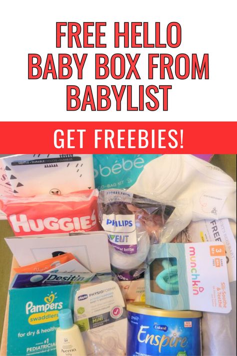 baby hacks - request baby registry freebies. Photo shows free baby products and free baby samples from Babylist baby registry Free Pregnancy Stuff, Babylist Registry, Newborn Formula, Free Baby Items, Pregnancy Freebies, Best Baby Registry, Free Baby Samples, Baby Freebies, Baby Registry List