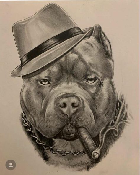 Pitbull Art Drawing, German Shepherd Tattoo, Pitbull Drawing, Bulldog Drawing, Pitbull Dog Breed, Chicanas Tattoo, Pitbull Tattoo, Dog Portraits Art, Pitbull Art