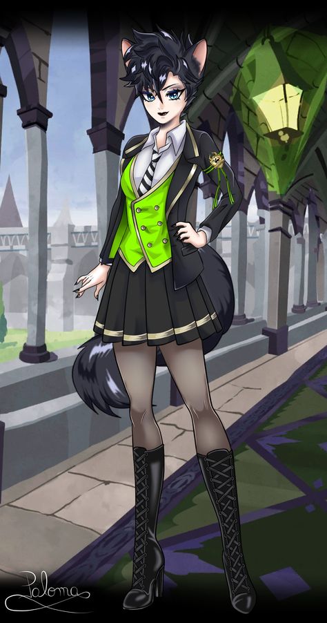 Twisted Wonderland Uniform Female Design, Twisted Wonderland Uniform, Twisted Wonderland Oc, Academy Uniforms, Twisted Wonderland, Twist, Disney, Anime, Quick Saves