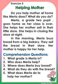 Reading Passages 2nd Grade, Reading Comprehension Grade 1, Reading Exercises, Writing Comprehension, Remedial Reading, 2nd Grade Reading Comprehension, Reading Comprehension Practice, First Grade Reading Comprehension, Basic Sight Words