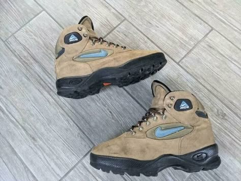 Vintage Nike Hiking Acg Boots 9.5 Nubuck Leather 1997 1998 Womens | Google Shopping Nike Acg Hiking Boots, Vintage Nike Acg Boots, Nike Hiking Boots, Nike Hiking, Nike Acg Boots, Coachella 2024, Boot Collection, Nike Acg, Swag Shoes