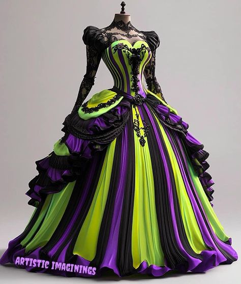 Beetlejuice Inspired Outfit, Halloween Ball Gown, Beetlejuice Dress, Disney Princess Gowns, Beetlejuice Party, Princess Gowns, Magical Dress, Halloween Ball, Dazzling Dress