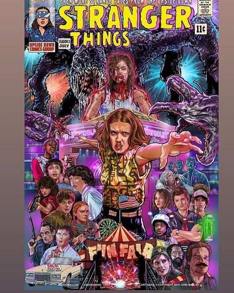 Stranger Things Poster Art, Stranger Things Posters, Stranger Things Comic, Eleven Season 3, Wallpaper Stranger Things, Stranger Things Fan Art, Strange Tales, Stranger Things Poster, Stranger Things Kids