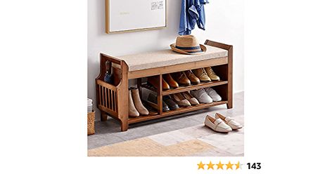 Entryway Organizer Shelf, Shoe Bench Entryway, Bamboo Shoe Rack, Hidden Drawer, Shoe Rack Bench, Shoe Storage Bench, Shoe Rack Entryway, Entryway Shoe, Upholstered Storage Bench