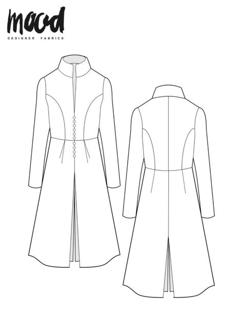 The Kefta Cosplay - Free Sewing Pattern - Mood Sewciety Coat Sewing Pattern Free, Coat Patterns Sewing Women Free, Cosplay Sewing Patterns, Vest Pattern Free, Vest Sewing Pattern, Pattern Outfits, Coat Pattern Sewing, Clothes Making, Free Sewing Pattern