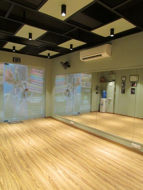 Small Dance Studio Design, Dance Studio Interior, Mumbai Interior, Diy Backdrop Stand, Dance Studio Design, Studio Mumbai, Small House Interior, Small House Interior Design, Studio Interior Design