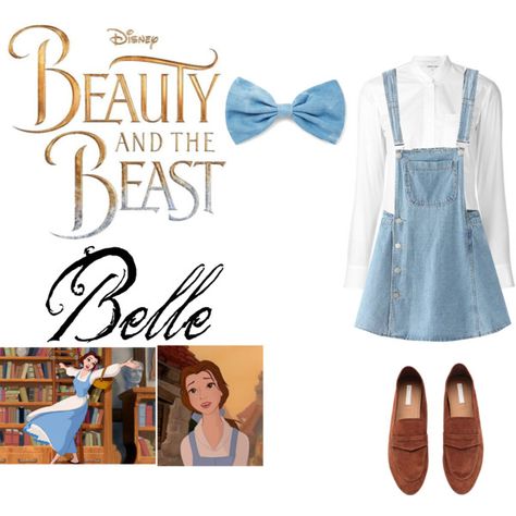 Belle Outfit Ideas, Beauty And The Beast Disneybound, Descendants Auradon, Belle Inspired Outfits, Belle Disneybound, The Beast Costume, Disneybound Ideas, Disney Character Outfits, Disney Bound Outfits Casual