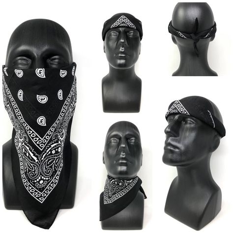 Excited to share this item from my #etsy shop: Black Face Mask, 4 in 1 Multi-functional Face Covering Mask, Scarf, Headwear, Headband, Neck Gaiter, Bandana, Balaclava, Beanie, Dust Mask Rasta Earrings, Sentimental Gifts For Mom, Eye Of Horus Necklace, Gangsta Style, Black Face Mask, Bandana Design, Bandana Styles, Bandana Headband, Neck Accessories