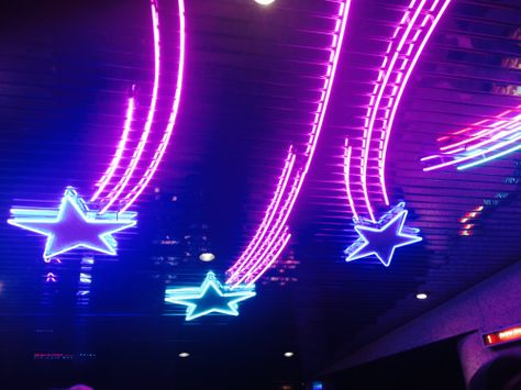 The Ceiling, The Night Sky, Night Sky, In The Dark, Ceiling, Neon, Stars, Purple