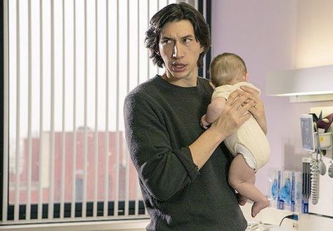 Sean Leonard, Hungry Hearts, Kylo Ren Adam Driver, Ben Solo, The Force Is Strong, Holding Baby, Adam Driver, Star Wars Fandom, Star Wars Humor