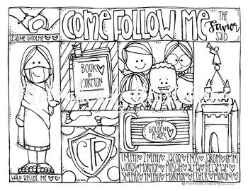 FREE LDS Coloring Page - Come Follow Me - by MelonheadzThis set contains Coloring Page as shown here, BLACK AND WHITE images only.Each graphic is hand drawn by me, and unique to Melonheadz........................................................................................................................................................................................Prints off on a standard 8.5 x 11 inch paper.This ... General Conference Packets, General Conference Activities, Lds Coloring Pages, Melonheadz Clipart, Conference Ideas, Lds Conference, Activity Day Girls, Lds General Conference, Primary Activities