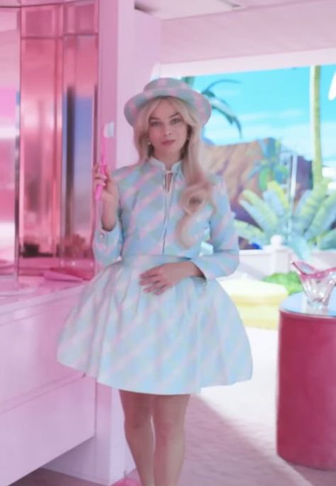 Barbie Fits, Barbiecore Outfit, Margot Robbie Style, Look Rose, Barbie Wardrobe, Barbie Costume, Barbie Theme, Akame Ga, Barbie Movie